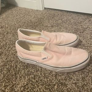 Pink Vans Slip Ons